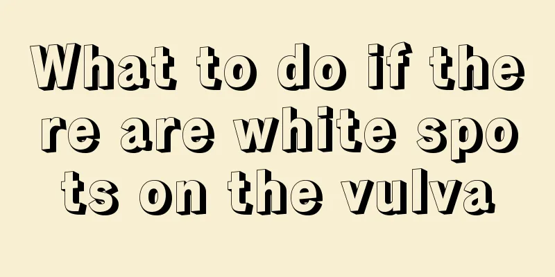 What to do if there are white spots on the vulva