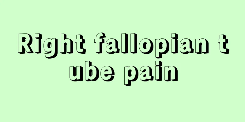 Right fallopian tube pain