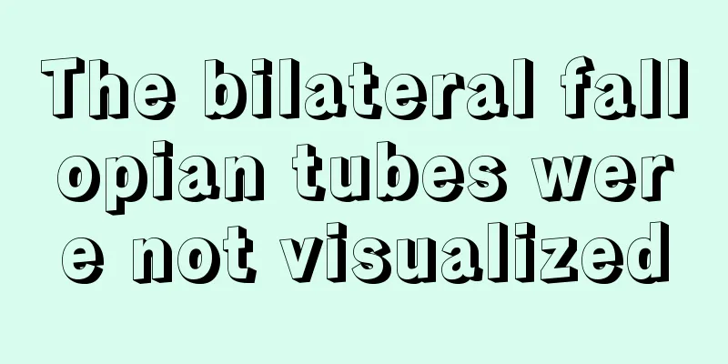 The bilateral fallopian tubes were not visualized