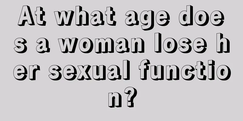 At what age does a woman lose her sexual function?