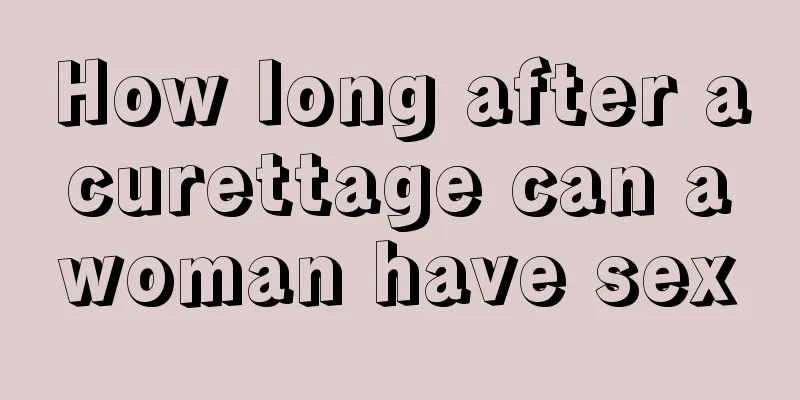 How long after a curettage can a woman have sex