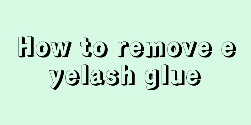 How to remove eyelash glue