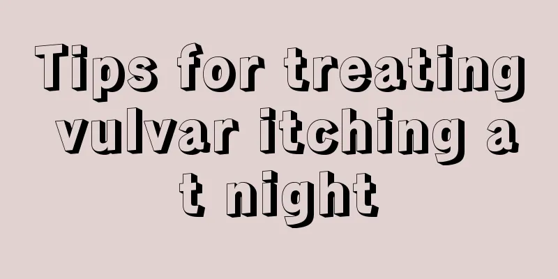 Tips for treating vulvar itching at night