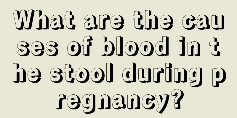 What are the causes of blood in the stool during pregnancy?