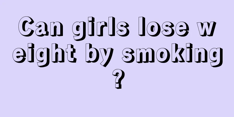 Can girls lose weight by smoking?