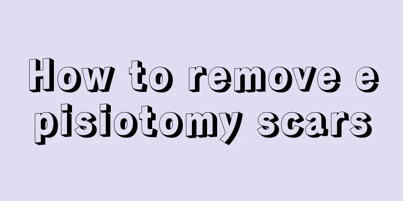 How to remove episiotomy scars