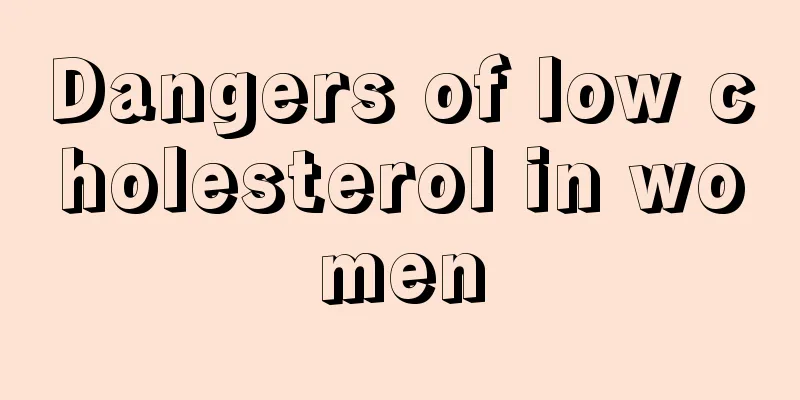 Dangers of low cholesterol in women