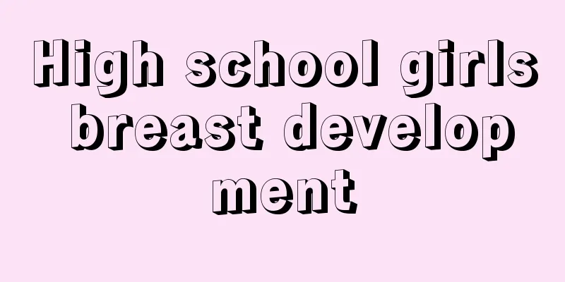 High school girls breast development