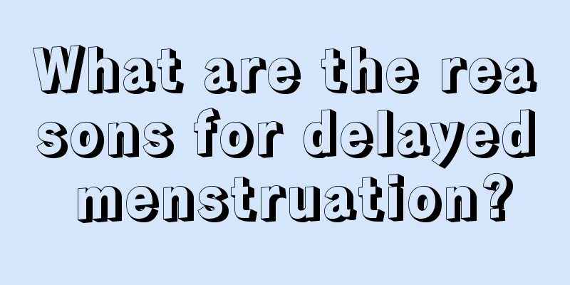 What are the reasons for delayed menstruation?