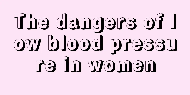 The dangers of low blood pressure in women