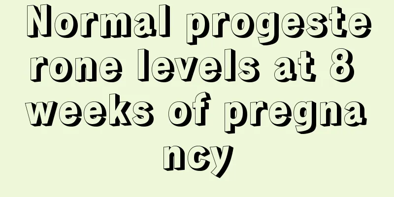 Normal progesterone levels at 8 weeks of pregnancy