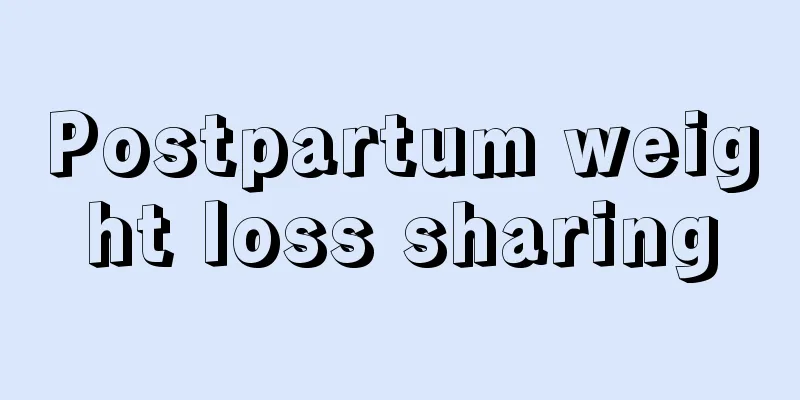 Postpartum weight loss sharing