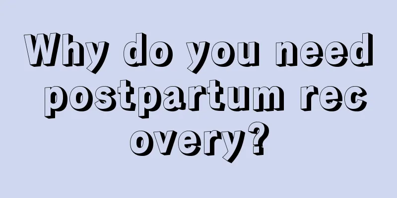 Why do you need postpartum recovery?