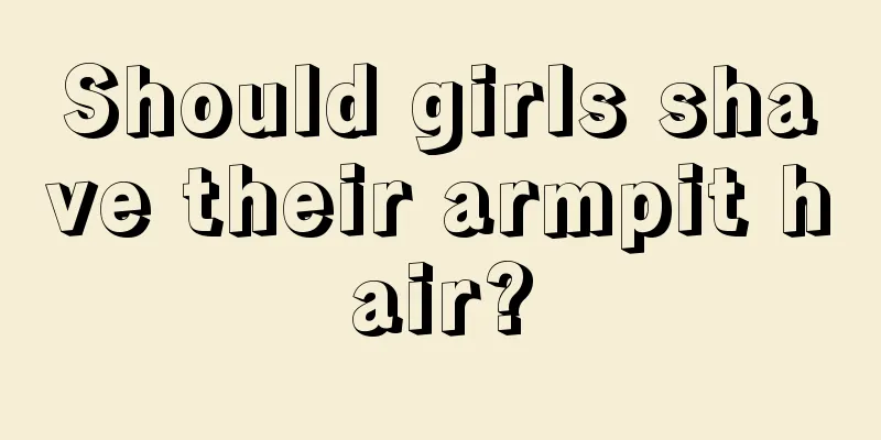 Should girls shave their armpit hair?