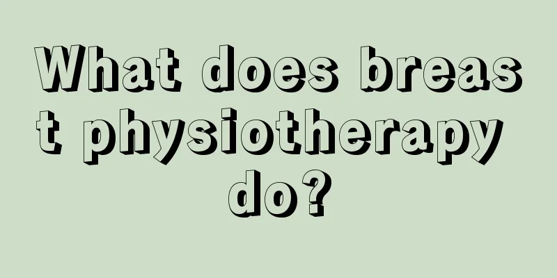 What does breast physiotherapy do?