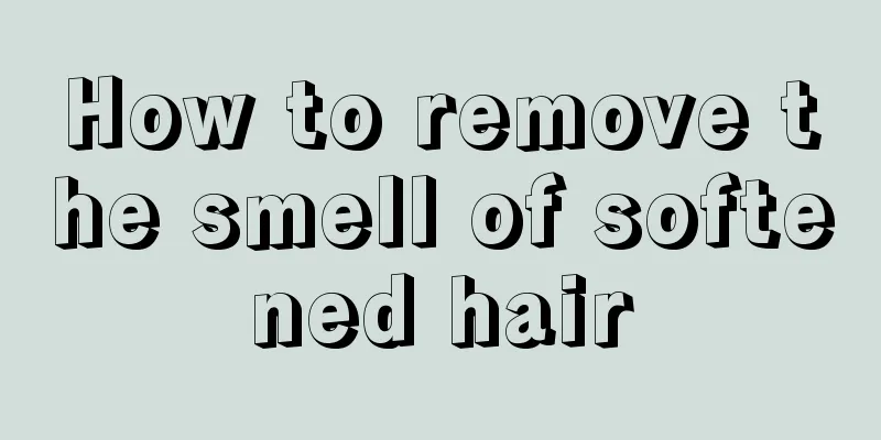 How to remove the smell of softened hair