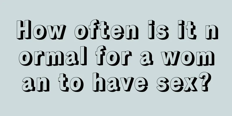 How often is it normal for a woman to have sex?