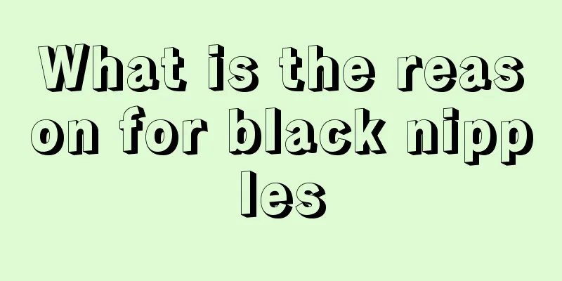 What is the reason for black nipples