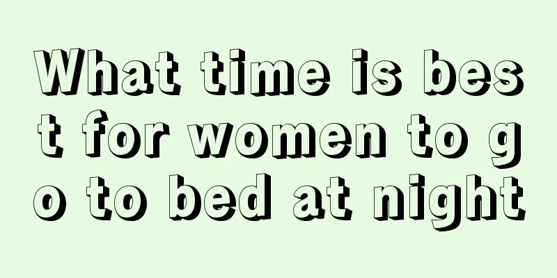 What time is best for women to go to bed at night