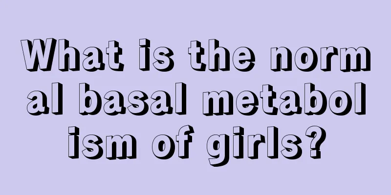 What is the normal basal metabolism of girls?