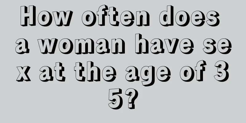 How often does a woman have sex at the age of 35?