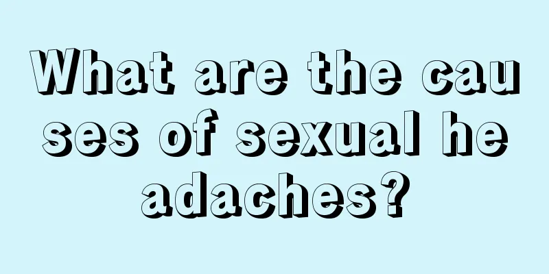 What are the causes of sexual headaches?