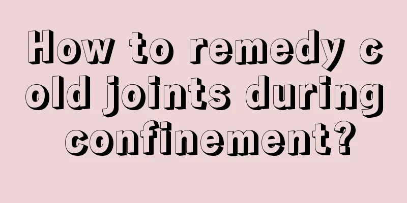 How to remedy cold joints during confinement?