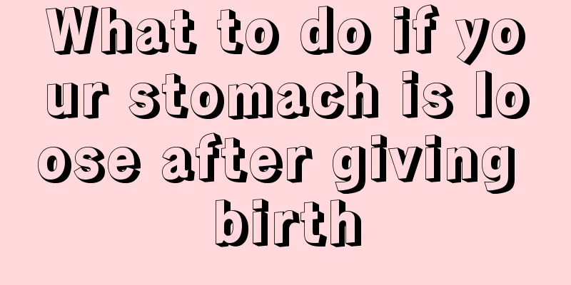 What to do if your stomach is loose after giving birth