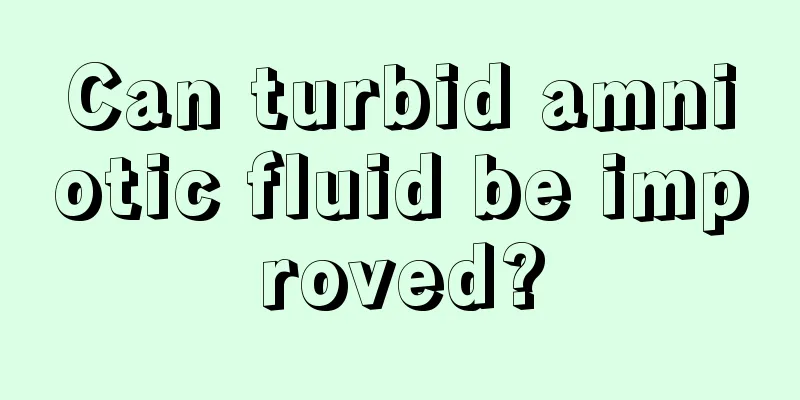 Can turbid amniotic fluid be improved?