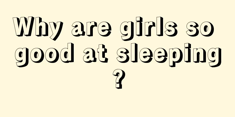 Why are girls so good at sleeping?