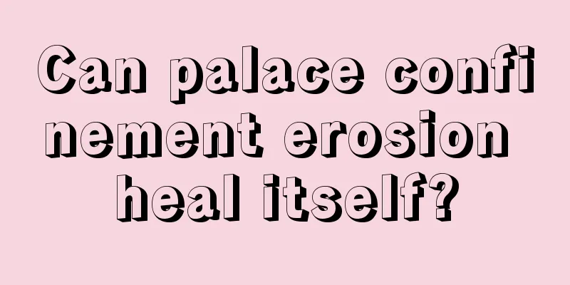 Can palace confinement erosion heal itself?