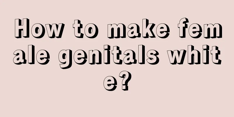 How to make female genitals white?