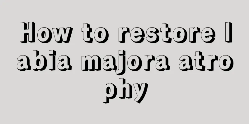 How to restore labia majora atrophy