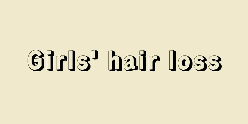 Girls' hair loss