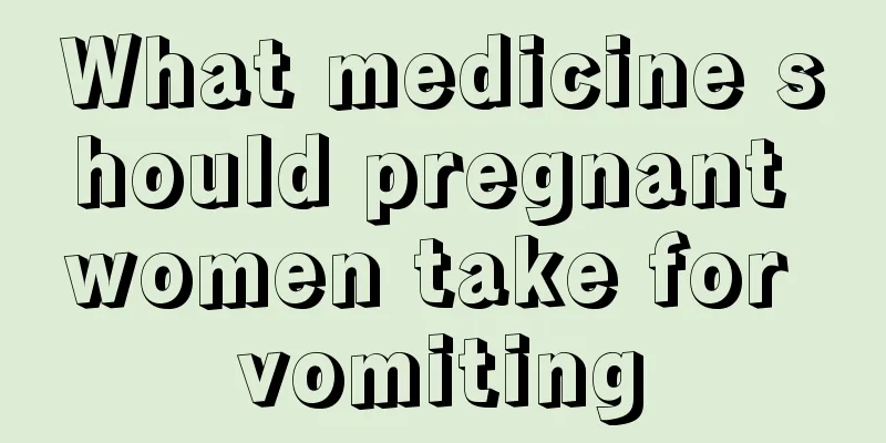 What medicine should pregnant women take for vomiting