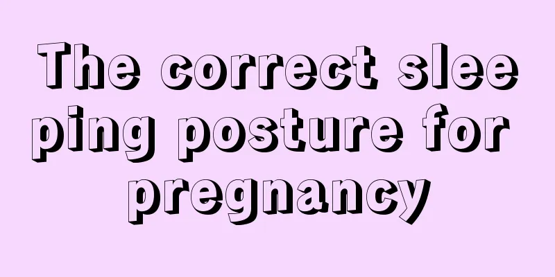 The correct sleeping posture for pregnancy