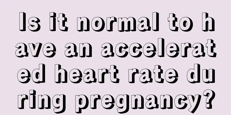 Is it normal to have an accelerated heart rate during pregnancy?