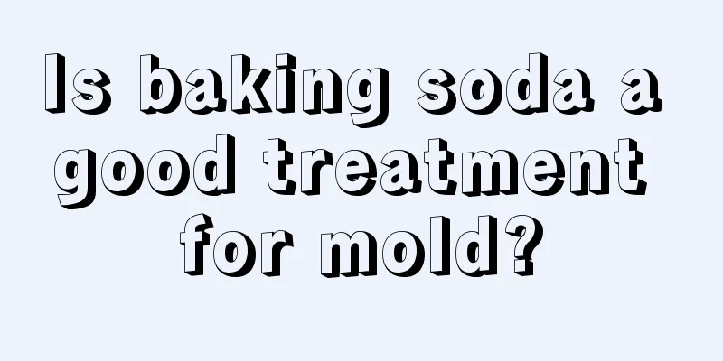 Is baking soda a good treatment for mold?