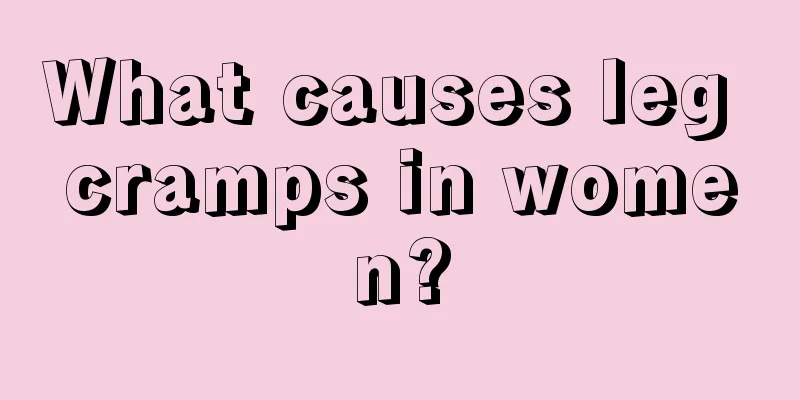 What causes leg cramps in women?