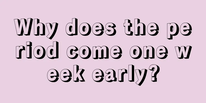 Why does the period come one week early?