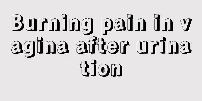 Burning pain in vagina after urination