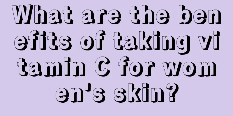 What are the benefits of taking vitamin C for women's skin?