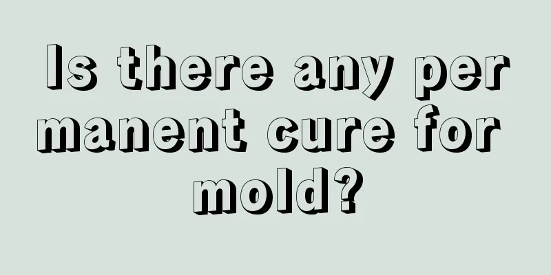 Is there any permanent cure for mold?