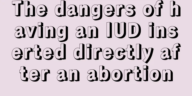 The dangers of having an IUD inserted directly after an abortion