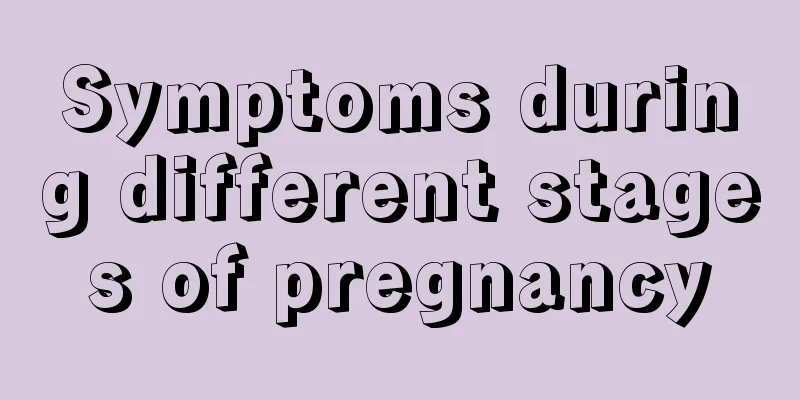 Symptoms during different stages of pregnancy