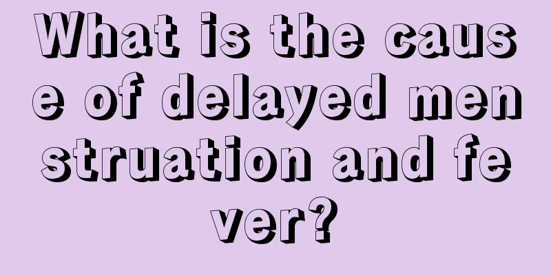 What is the cause of delayed menstruation and fever?