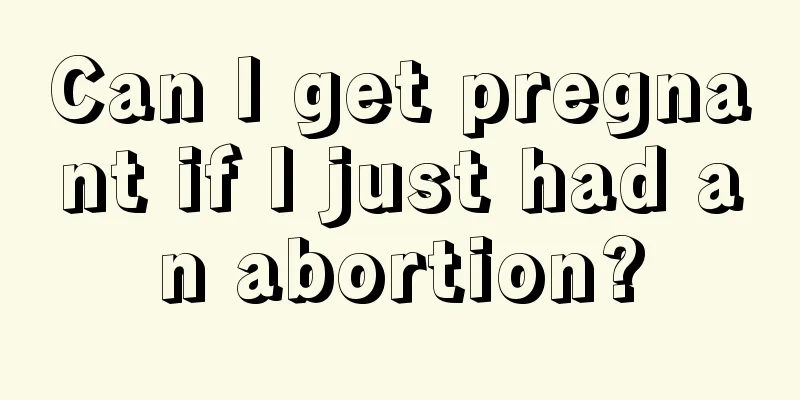 Can I get pregnant if I just had an abortion?