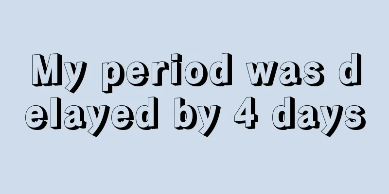 My period was delayed by 4 days