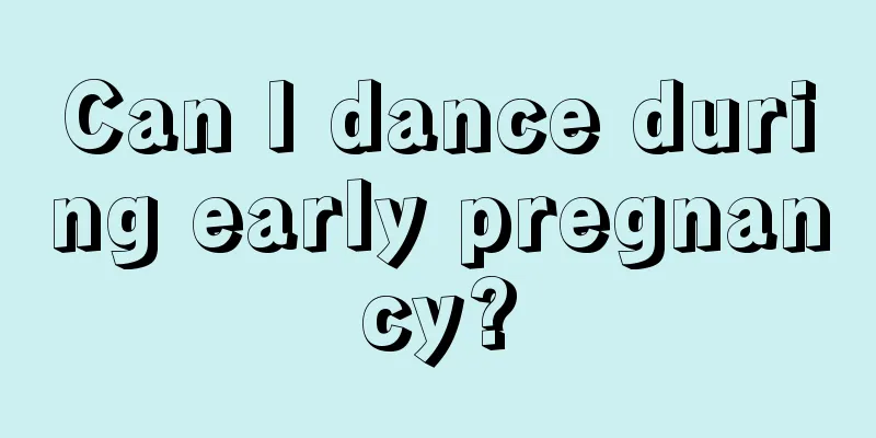 Can I dance during early pregnancy?