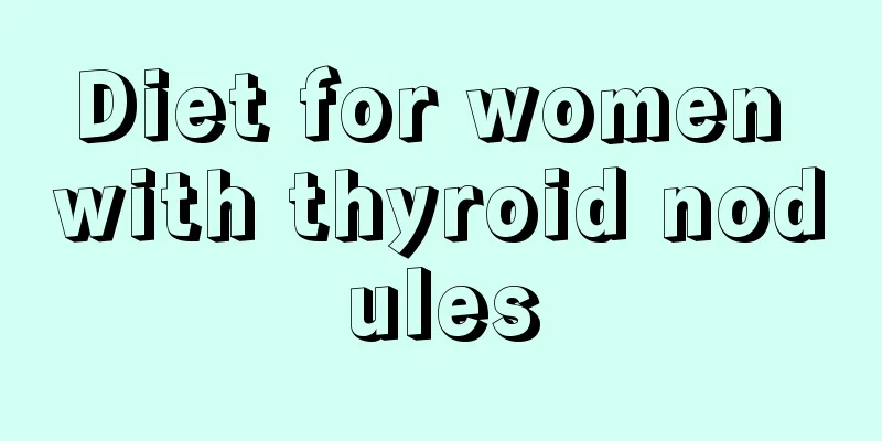 Diet for women with thyroid nodules